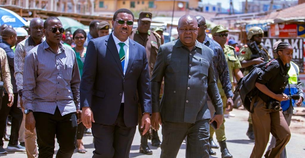 ZIARA YA MHE. WAZIRI MKUU SOKO LA MAJENGO JIJINI DODOMA